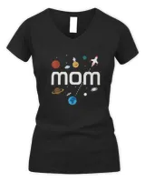 Mom Of The Birthday Astronaut Boy 1914 T-Shirt