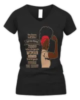 Womens Unapologetic Afro Woman Black History Month BLM Melanin T-Shirt