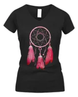 naa-oiv-40 Pink Dreamcatcher Feathers Native