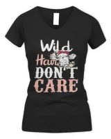 Cow Wild Hair Don't Care Shirt