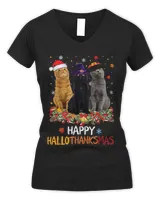 Happy Hallothanksmas Funny Cat Lovers105