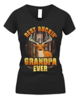 Mens Buckin Grandpa Ever Deer Hunting Fathers Day