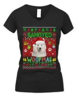 Samoyed Christmas Woof Santa Samoyed Lover Owner Family 39