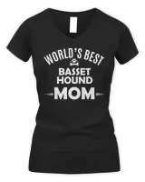 World's Best Basset Mom T Shirt - Basset Hound Dog Owner Tee