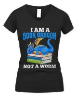 Reading Book Dragon Not A Worm Reader Bookworm Distressed