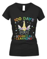 Teacher Teaching Lover Cute Unicorn 100 Days of Magical Learning 100th Day School 229