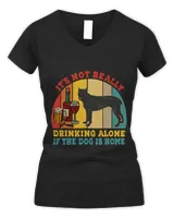 Vintage Not Really Drinking Alone If Dog Is Home Cane Corso