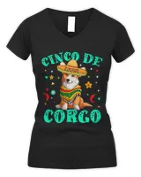 Corgi Sombrero Maraca Peppers Dog Lover Cinco De Mayo 1