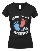 Soon To Be Mama Est.2022 Pregnancy Announcement Gift T-Shirt