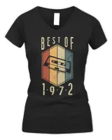 Best Of 1972 50 Year Old Gifts Cassette Tape 50th Birthday T-Shirt