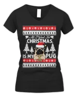 Pug All I Want For Christmas Is My Pug 360