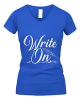 Write On Author Writer Novelist Writing