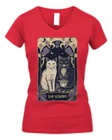 Cute Cat The Lovers Tarot Card Cat Tarot Card Graphic