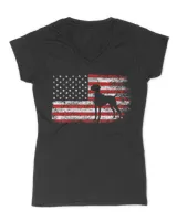 Patriotic Vizsla 4th of July Dog Lover T-Shirt