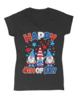 4th Of July Independence Day - US Flag Firework Three Gnomes T-Shirt