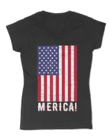 4th of July Independence Day USA American Flag Patriotic T-Shirt
