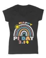Happy Pi Day Mathematics Math Teacher Cute Rainbow Pi 3.14