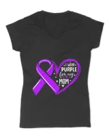 I Wear Purple For My Mom Mother Pancreatic Cancer Awareness