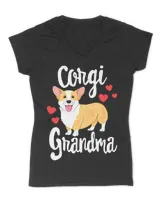 Corgi 2Women Girls Puppy Lover Dog Grandma Gift