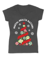 Mental Health Warrior Matters Christmas Holidays Xmas Cute Therapy