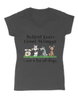 Behind every good woman are a lot of dogs 1