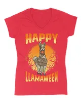 Happy Llamaween Funny Halloween Alpaca Zombie Party Costume