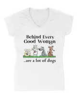 Behind every good woman are a lot of dogs 1