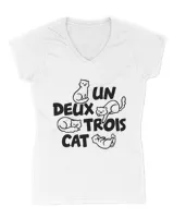 Cat Vintage Cat Lover Funny Kitten French Un Deux Trois Cat HOC200423A2