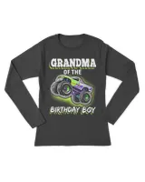 Grandma of the Birthday Boy Monster Truck Birthday Gift T-Shirt - Mothers Day Shirts For Grandma