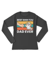 Best Shih Tzu Dad Ever Funny Shih Tzu T-Shirt
