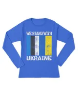 Estonia Support Ukrainian We Stand With Ukraine Flag Premium T-Shirt shirt