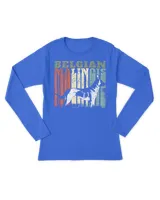 Vintage Belgian Malinois T Sweatshirt, Dog Lovers Sweatshirt Sweatshirt
