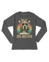 Mens Best Dog Dad Ever Basset Hound Father's Day Gift T-Shirt