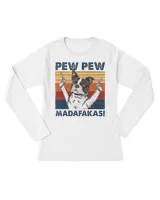 Pew Pew Madafakas Boston Terrier T-Shirt