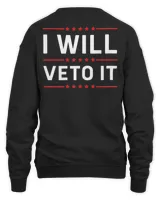 BidenI Will Veto It Anti Biden Political Women’s Rights T-Shirt