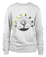 yoga and meditation Design or moon phase tree of life