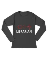 Librarian Book Heartbeat Love Literature Library Book Lover