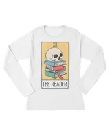 Retro Skull Books The Reader Tarot Card Book Lover Halloween