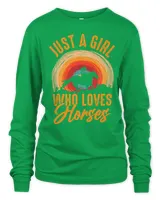 Official Just a Girl Who Loves Horses Pet Appreciation Week T-Shirt