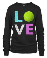 Girls Love Tennis Best Fun Birthday Gift T-Shirt
