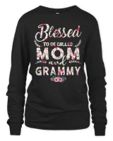Mother Grandma Womens Blessed To Be Called Mom And Grammy Mothers D 516 Mom Grandmother