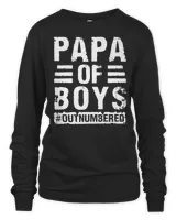PAPA Of Boys Outnumbered For Father T-Shirt