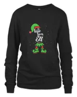 Wine Lover Elf Matching Family Christmas Pajama Costume T-Shirt