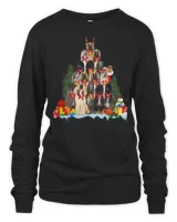 Christmas Pajama Afghan Hound Xmas Tree Gifts Dog Dad Mom Sweatshirt