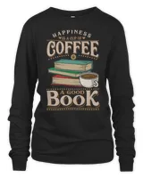 Book Reader Happiness Is A Cup Of Coffee And A Good Book 84 Reading Library