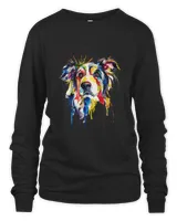 Australian Shepherd Watercolor t shirt