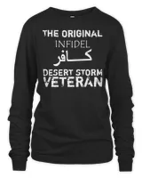 the original infidel (desert storm veteran) t shirt
