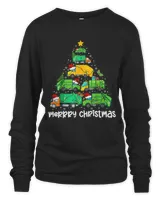 Funny Garbage Truck Christmas Tree Ornament Decor Boys Kids T-shirt