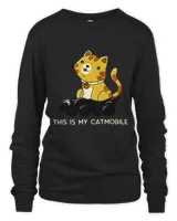 This Is My Catmoblie Kitten Funny Classic Comics Pun Cat491