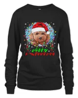 Merry Christmas Hands Sign Language Santa Cockapoo Lover165